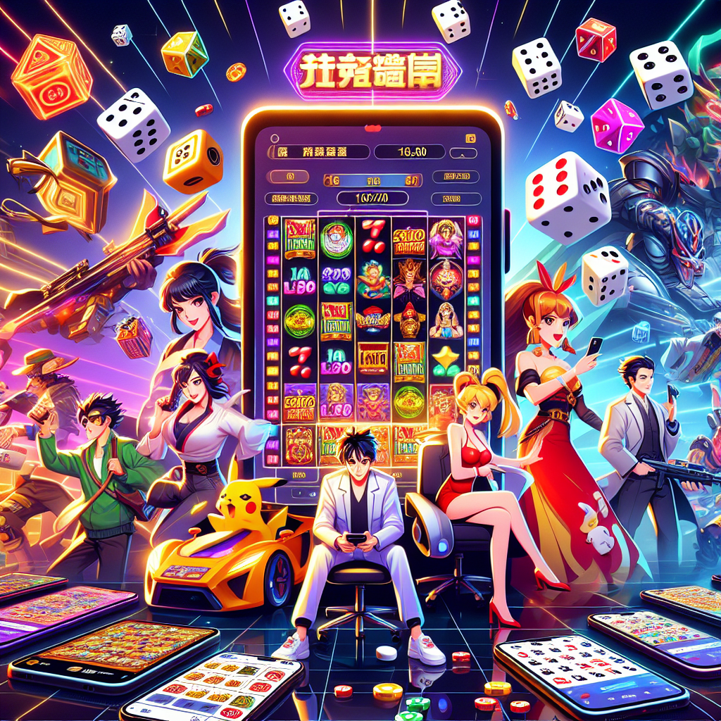 Cover image of Slot Gacor & Trending Games Hub with highlights from online slots, casino themes, and mobile gameplay elements.